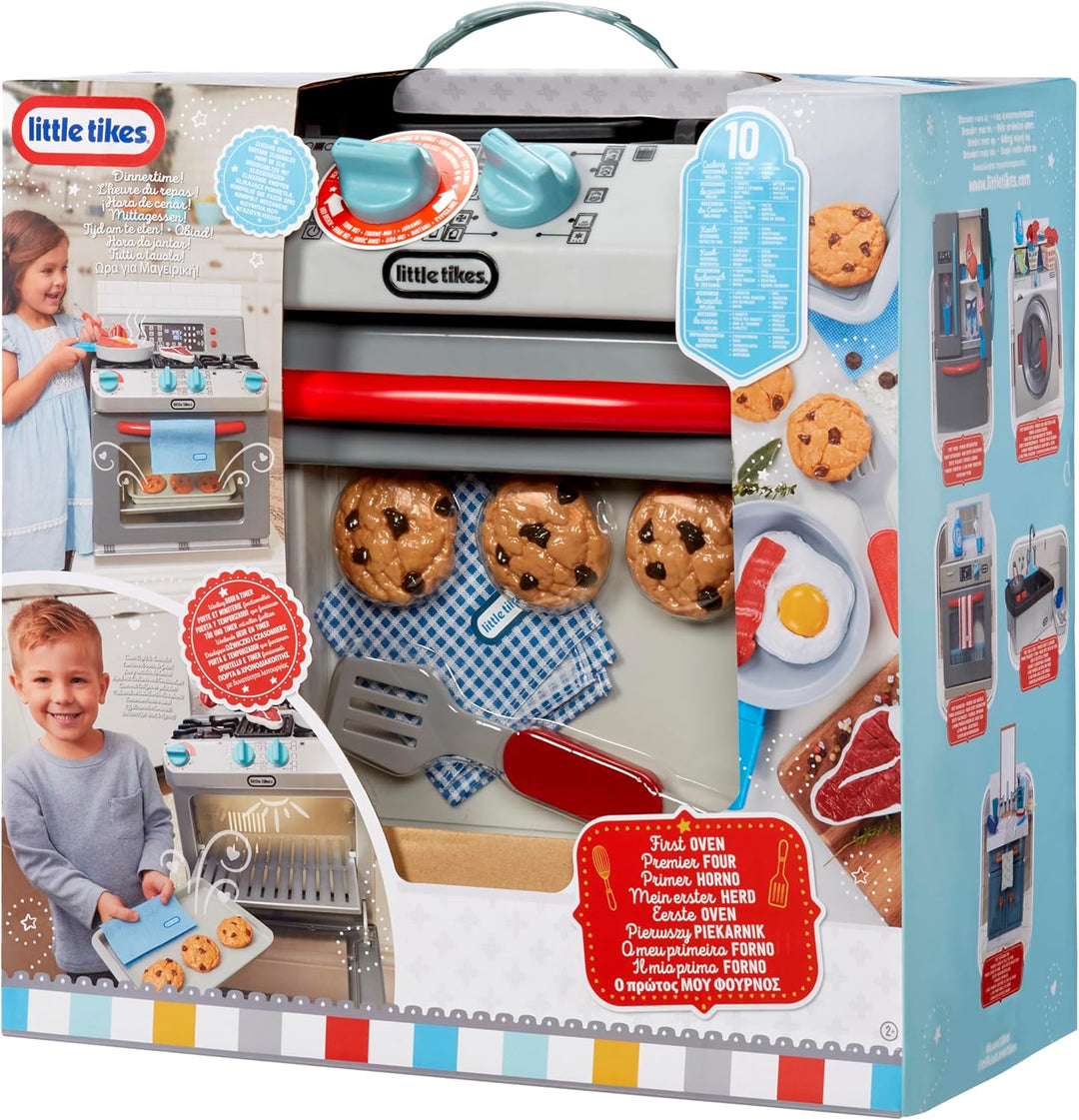Little Tikes Retro '50s Inspired Oven - Realistisches Spielgerät für Kinder - Spielküche mit 11 Koch