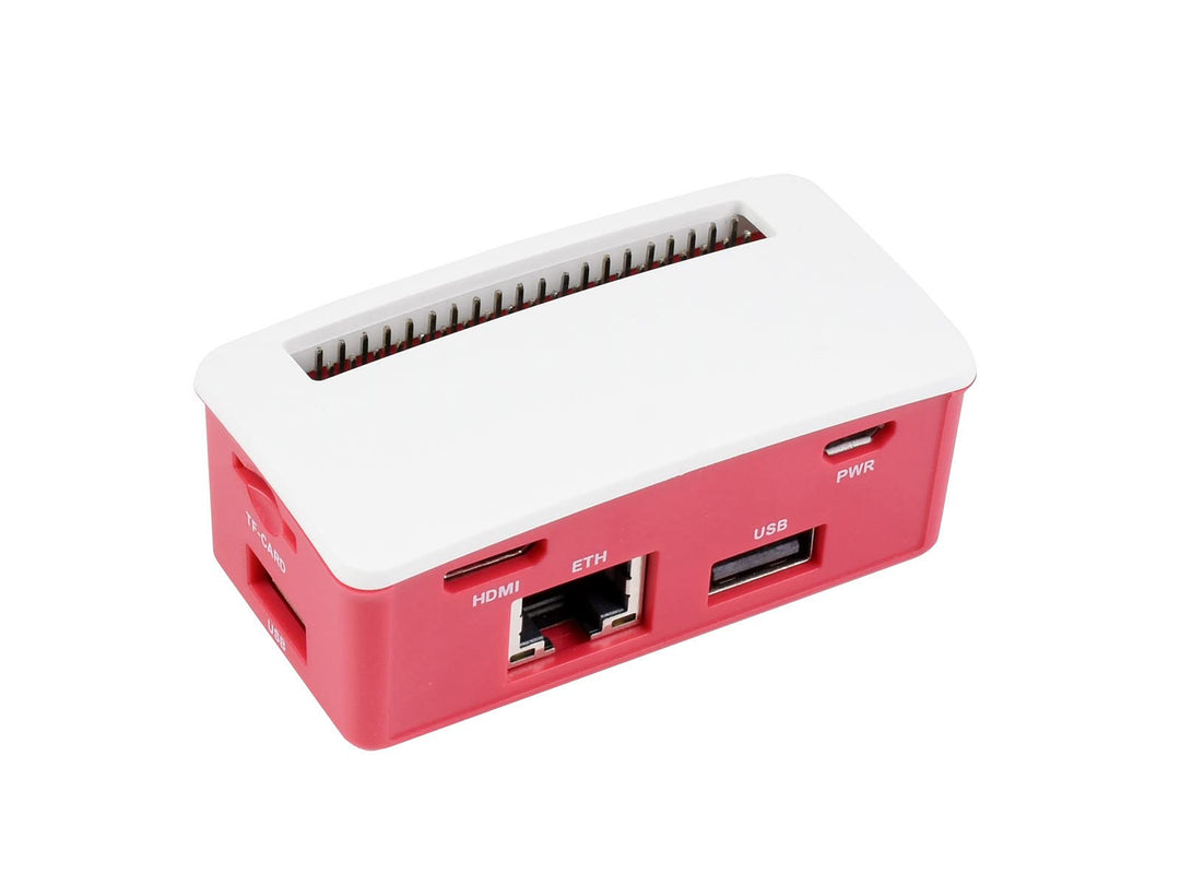 Waveshare ETH-USB-HUB-Box, Compatible with Raspberry Pi Zero Series Boards ETH/USB HUB Board BOX Kit
