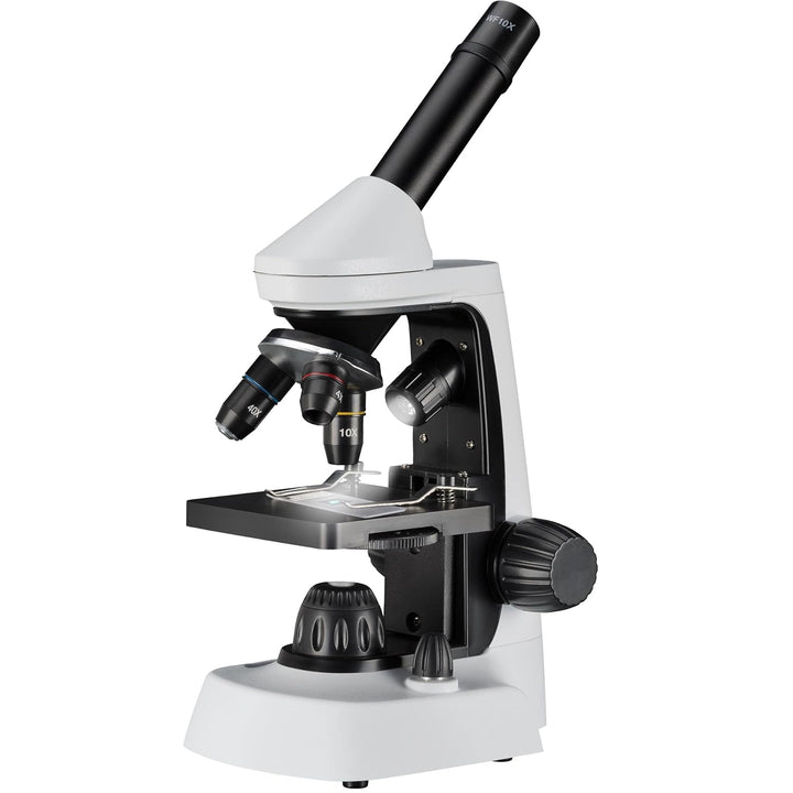 Bresser Junior Mikroskop 40x-2000x mit innovativer Smartphone Halterung und regelbarer Auflicht- und