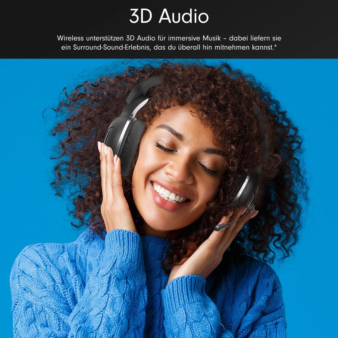 Wantek Bluetooth Kopfhörer,Hybrid Active Geräuschisolierung,Individuelle Modi,3D Audio Sound,48h Akk