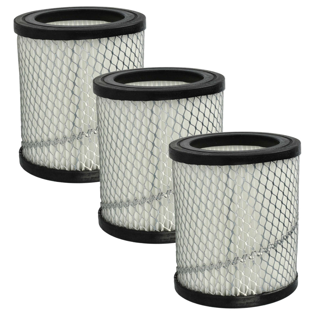 vhbw Filterset 3X Staubsaugerfilter kompatibel mit Grafner 20 L - A 17307/17534, GK10542 Aschesauger
