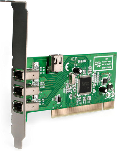 StarTech.com 4 Port 1394a FireWire PCI Schnittstellenkarte - 3x Firewire 400 extern 1x Firewire 400