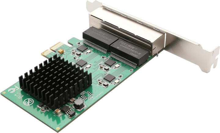 Syba Multimedia 4 Port Gigabit Ethernet PCI-e X1 Netzwerkkarte (SI-PEX24042) 4 port Gigabit NIC PCIe