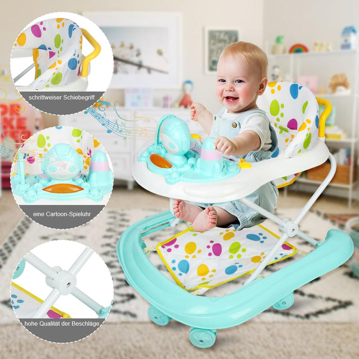 Lauflernhilfe für Babys, Jungen, Mädchen, skalierbar, 3-in-1, Lauflernhilfe für Babys, faltbar, mit