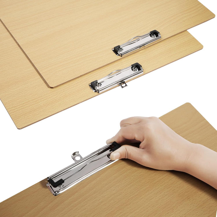 2er Klemmbrett Querformat Extra Gross, 11x17 Zoll Klemmbrett Querformat Grösse Holz Clipboard zum Au