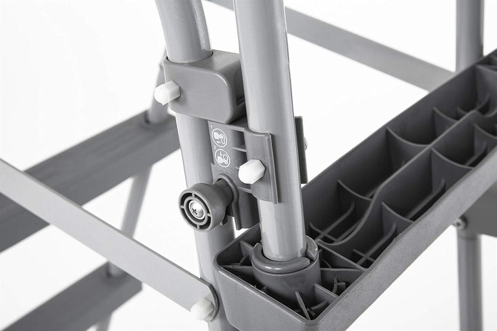 Bestway Flowclear Sicherheitsleiter, 107 cm, Maximale Tragfähigkeit: 150 kg Multicolor Höhe: 107 cm