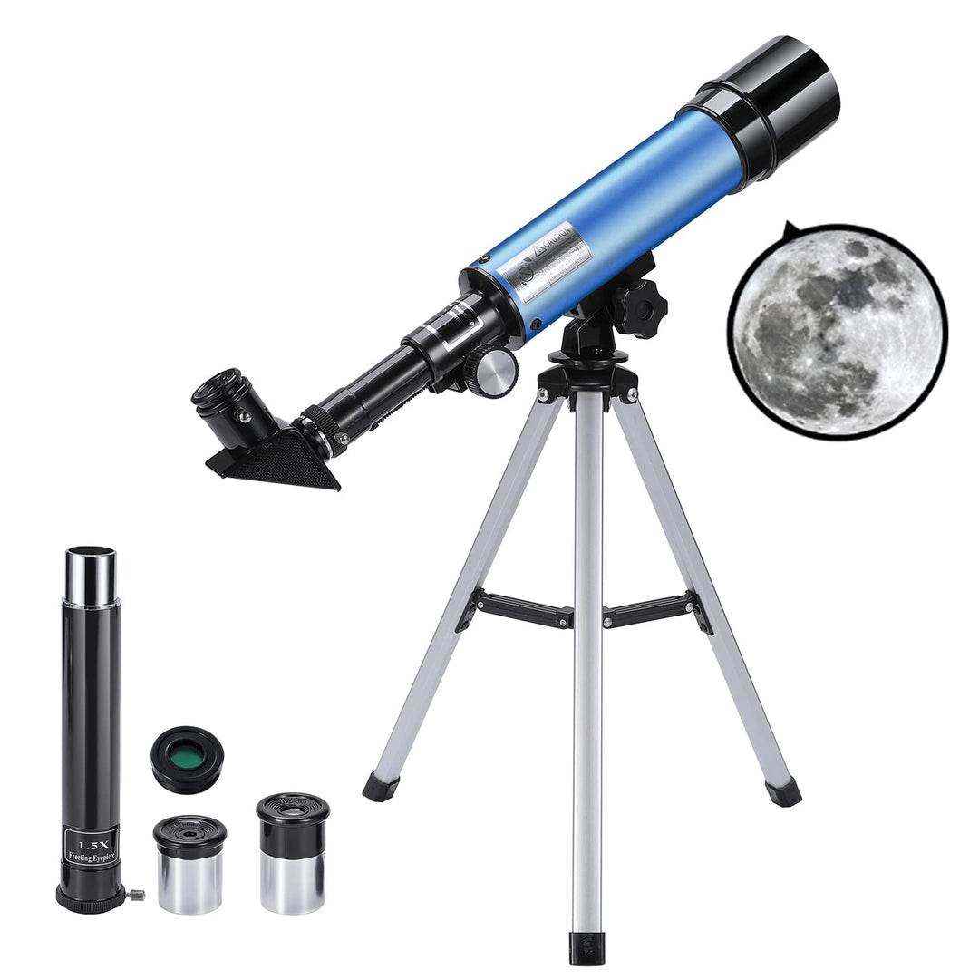 Astronomisches Teleskop für Kinder, Uverbon Teleskop für Astronomie, Teleskop, Zoom, 90 x HD, räumli