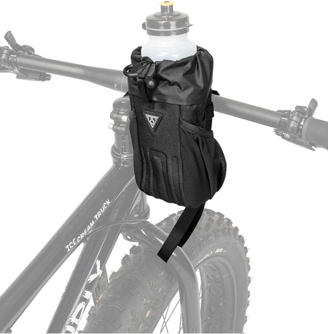 Topeak Lenkertasche Freeloader für Fahrradflasche aus Nylon in der Farbe Schwarz, 15003007 1 l Noir,