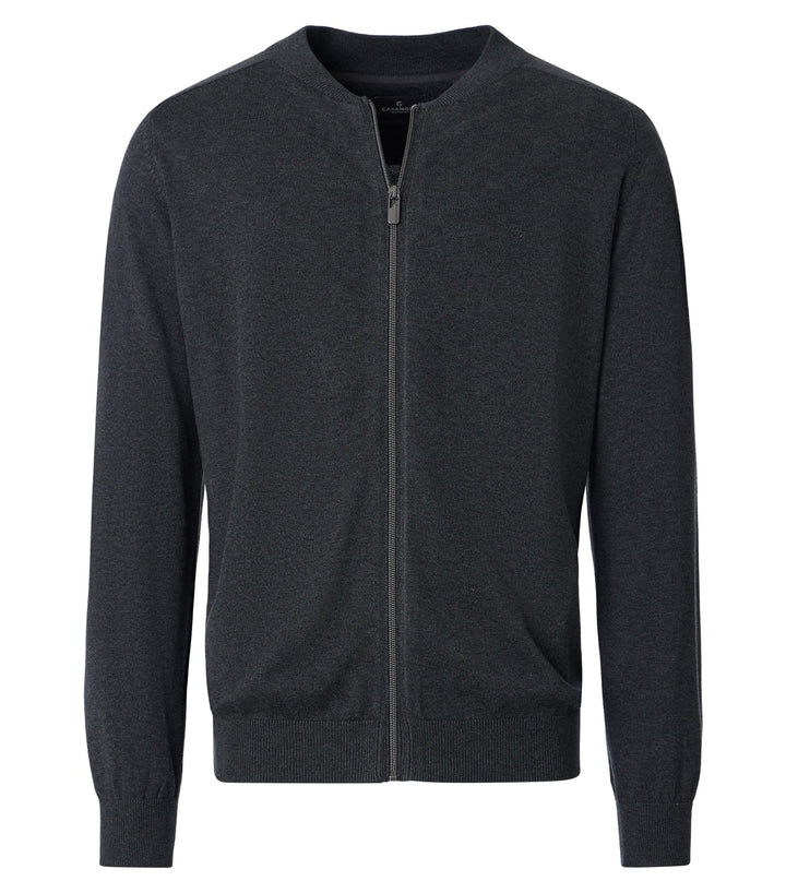 CASAMODA Strickjacke Uni S Anthrazit, S Anthrazit