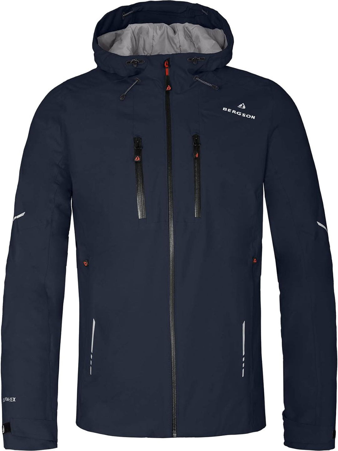 Bergson SKIEN THERMO | Herren Regenjacke, leicht wattiert, recycelt, 20000 mm Wassersäule - recycelt