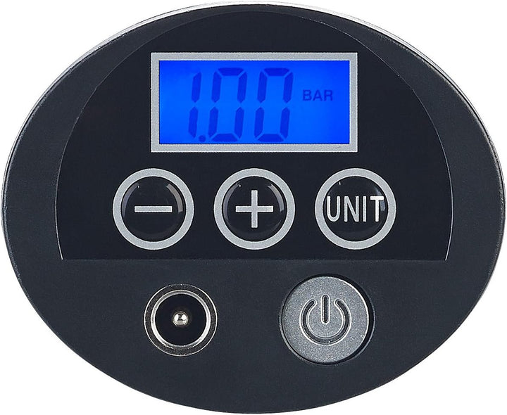 AGT Professional Fahrradpumpe Kompressor: Akku-Kompressor-Luftpumpe für Reifen, Bälle u.v.m., LCD, b