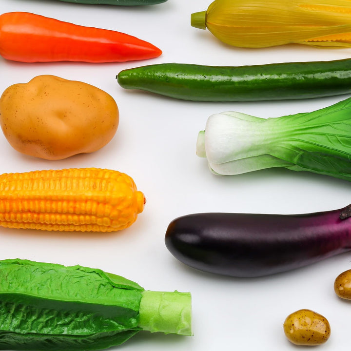 10 PCS Künstliche Realistisch Gemüse Gefälscht Anzeige Fotografie Requisiten Dekoration Haushalt Fau