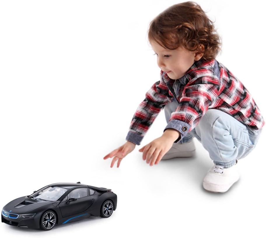 Rastar RC Auto | 1:14 BMW i8 Funkferngesteuertes Spielzeugauto, Modellfahrzeug, öffnen der Türen per