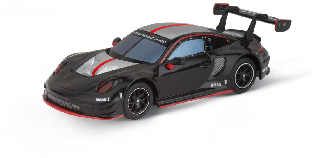 Carrera Hybrid, Porsche 911 GT3 R Black Devil, Massstab 1:50, Front- und Rücklichter, Bis zu 30 Minu