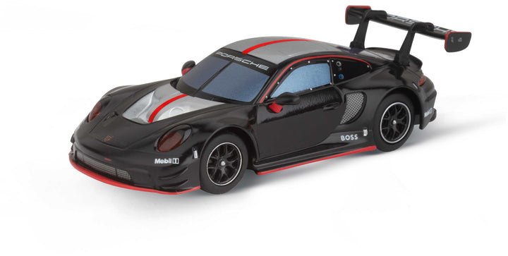 Carrera Hybrid, Porsche 911 GT3 R Black Devil, Massstab 1:50, Front- und Rücklichter, Bis zu 30 Minu