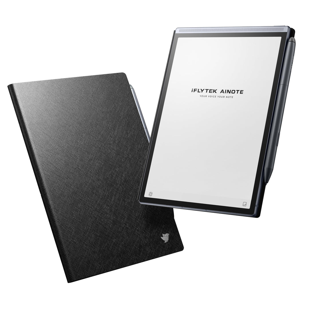 iFLYTEK AINOTE Air 2 Elektronisches Notizbuch, 8,2-Zoll E-Ink-Tablet, mit schwarzer Schutzhülle, gro