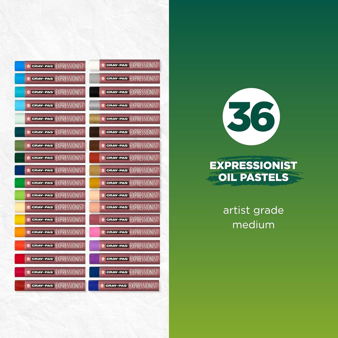 Cray nicht Expressionist 36 Stück Pastellkreide, Öl Farben sortiert