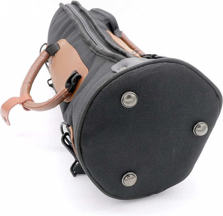 Soundman® Gigbag für Trompete - Extra stabile Verstärkung am Trichter - mit weicher Innenfütterung -