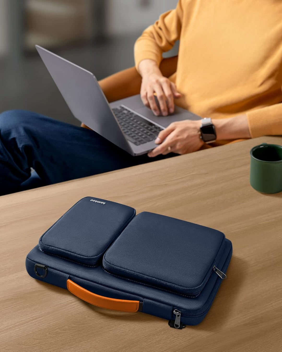 tomtoc 15,6 Zoll Tasche Hülle für 15,6" Acer Aspire/Nitro 5, 15.6 Lenovo IdeaPad, HP Pavilion/Envy,