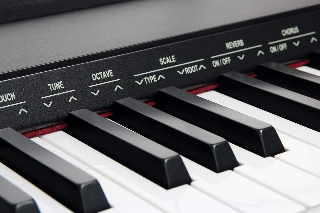 Classic Cantabile SP-150 BK Stagepiano SET inkl. Ständer (88 Soft-Touch Tasten, Anschlagdynamik, MID