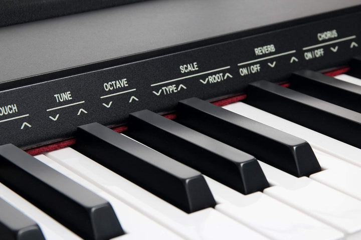Classic Cantabile SP-150 BK Stagepiano SET inkl. Ständer (88 Soft-Touch Tasten, Anschlagdynamik, MID