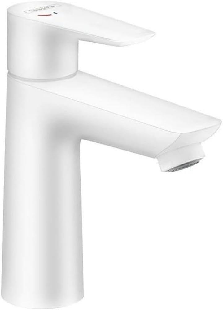 hansgrohe Wasserhahn Talis E CoolStart (Armatur mit Auslauf Höhe 110 mm), Einhebel-Waschtischmischer