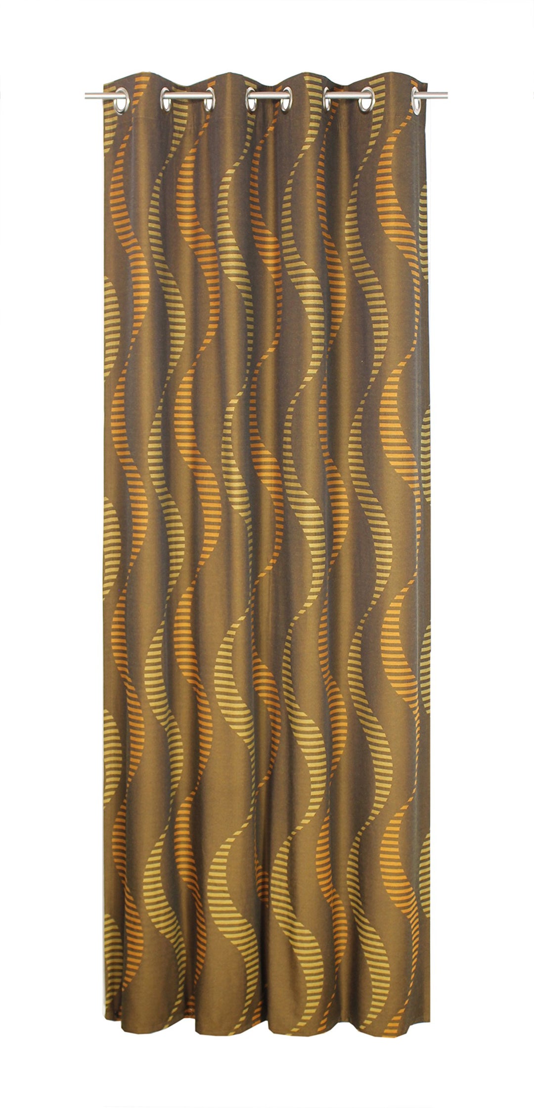 Wirth Fertigschal Lupara mit Ösen, Polyester, Orange, 150 x 132 cm Orange 150 x 132 cm, Orange 150 x