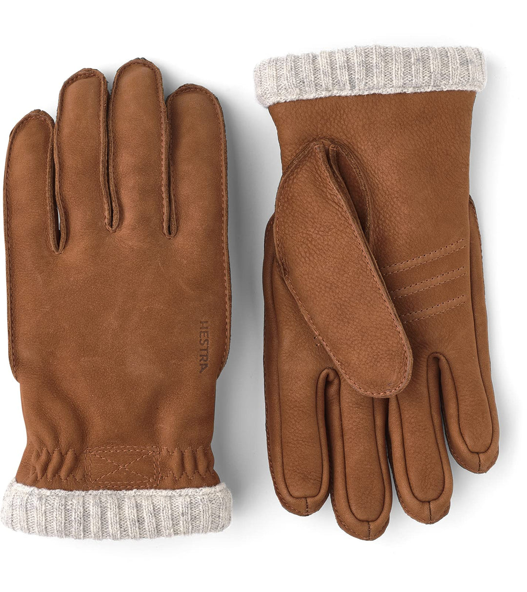 Hestra Joar Nubuck Handschuhe Fingerhandschuhe Lederhandschuhe Mit Futter Braun 9, Braun 9