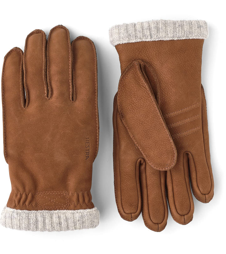 Hestra Joar Nubuck Handschuhe Fingerhandschuhe Lederhandschuhe Mit Futter Braun 9, Braun 9