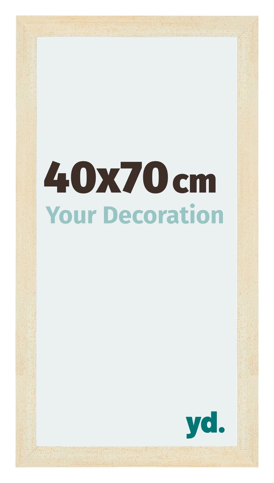 yd. Your Decoration - Bilderrahmen 40x70 cm - Bilderrahmen aus MDF mit Acrylglas - Antireflex - Ausg
