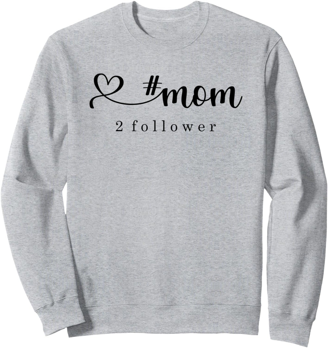 Zur Geburt Mutter Zwillinge Jungs Mädchen #Mom 2 followers Sweatshirt