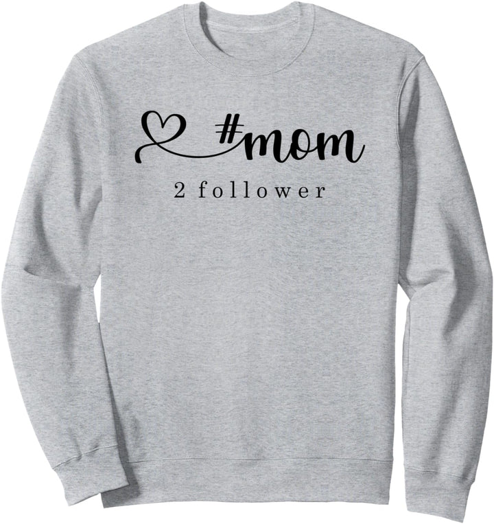 Zur Geburt Mutter Zwillinge Jungs Mädchen #Mom 2 followers Sweatshirt