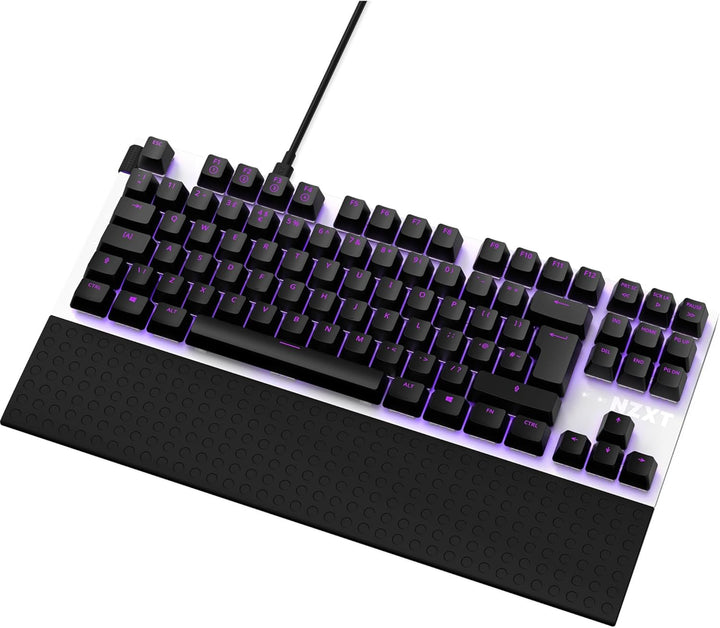 NZXT Function TKL Mechanische PC Gaming Tastatur - beleuchtet - lineare RGB Schalter - MX kompatible