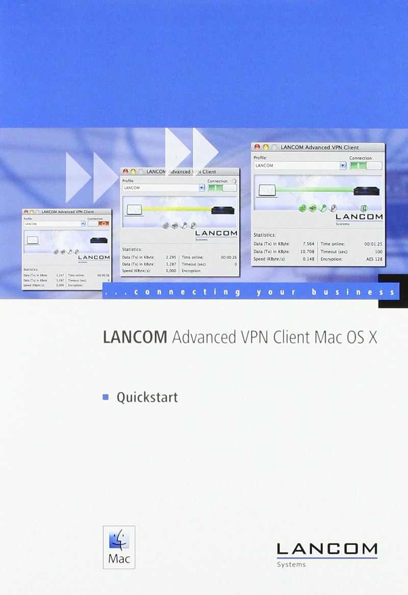 Lancom Advanced VPN Client (MAC, 1 Licence) Software-VPN-Client MAC 1 Benutzer, Software-VPN-Client
