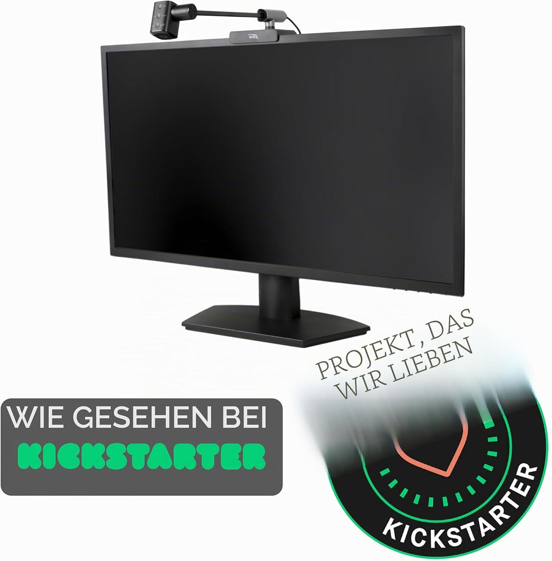 CA Essential Webcam Flex (WC-Flex) – Multifunktions-HD-Webcam mit drei Montagepositionen, Mittelansi