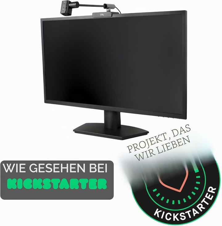 CA Essential Webcam Flex (WC-Flex) – Multifunktions-HD-Webcam mit drei Montagepositionen, Mittelansi