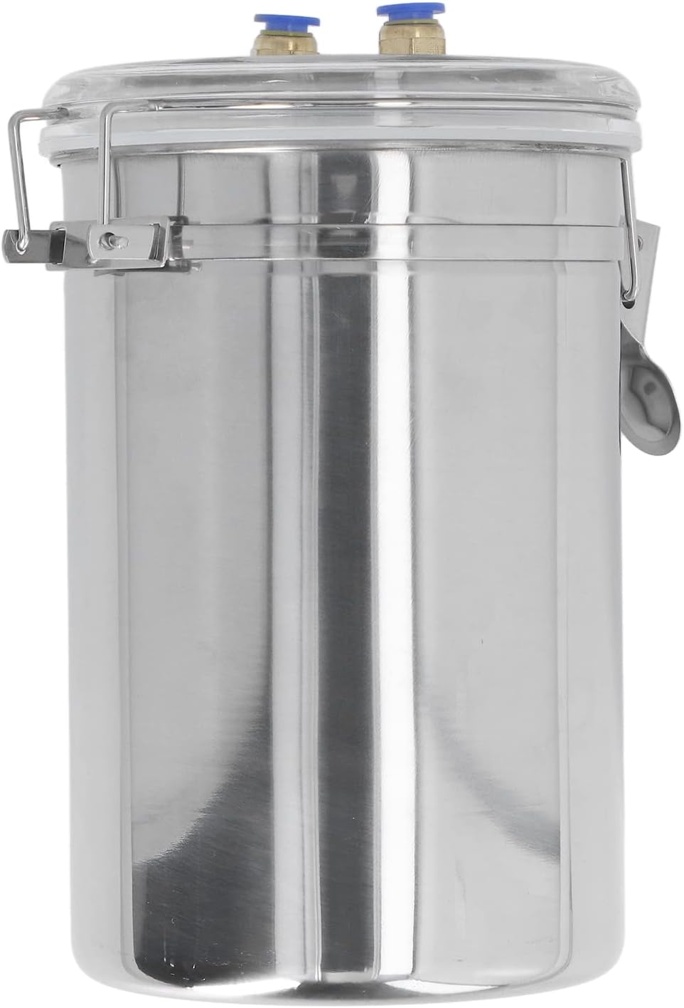 2L Milchmaschine Manueller Ziegenmelker Edelstahlflasche Tragbares Melkset, Ziegenmelkmaschine für M