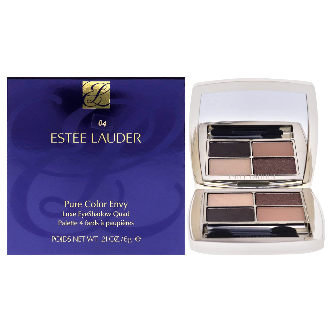 Estée Lauder Damen Pure Color Envy Luxe Eyesadow Quad Sonnenbrille, 04 Wüstenteile, Einheitsgrösse,