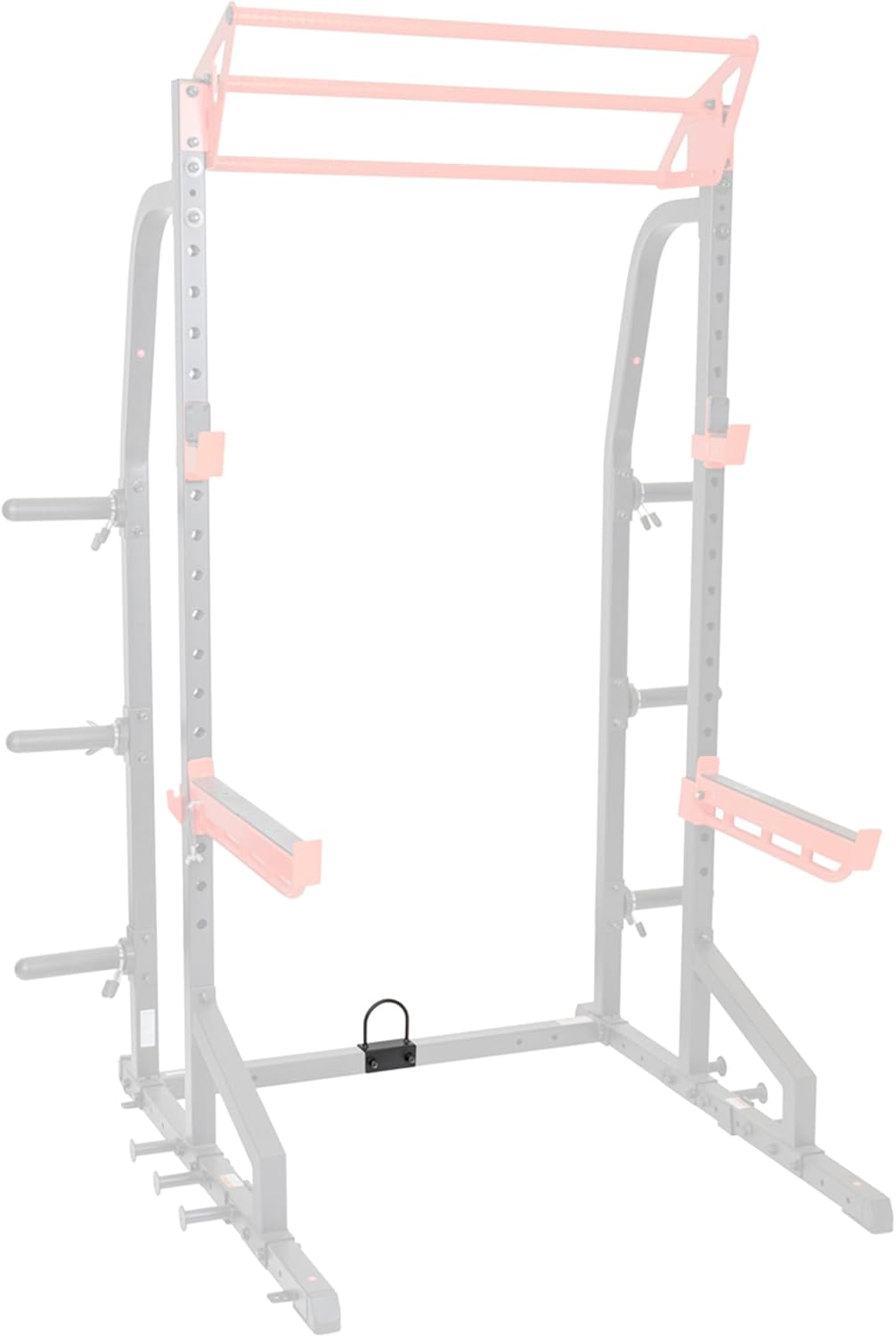 Sunny Health & Fitness Power Cage Squat Rack Upgrade-Zubehör, Dip-Stange, Hantelscheibenhalter, Belt