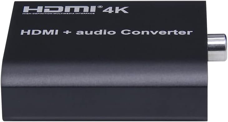PremiumCord HDMI 4K Audio Extractor mit Audiotrennung auf Stereoklinke, SPDIF Toslink, RCA Cinch, Fa