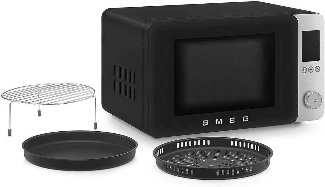 MOC02BLMEU FORNO MWO COMBI. GRILL 27 LT ELETT. 2100 W NERO O Mattschwarz, Mattschwarz