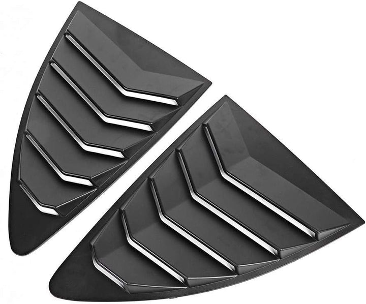 KIMISS Seitenfenster Luftschlitze, 2 Stück ABS Heckscheiben Luftschlitze Spoiler Panel Fit für 86 GT