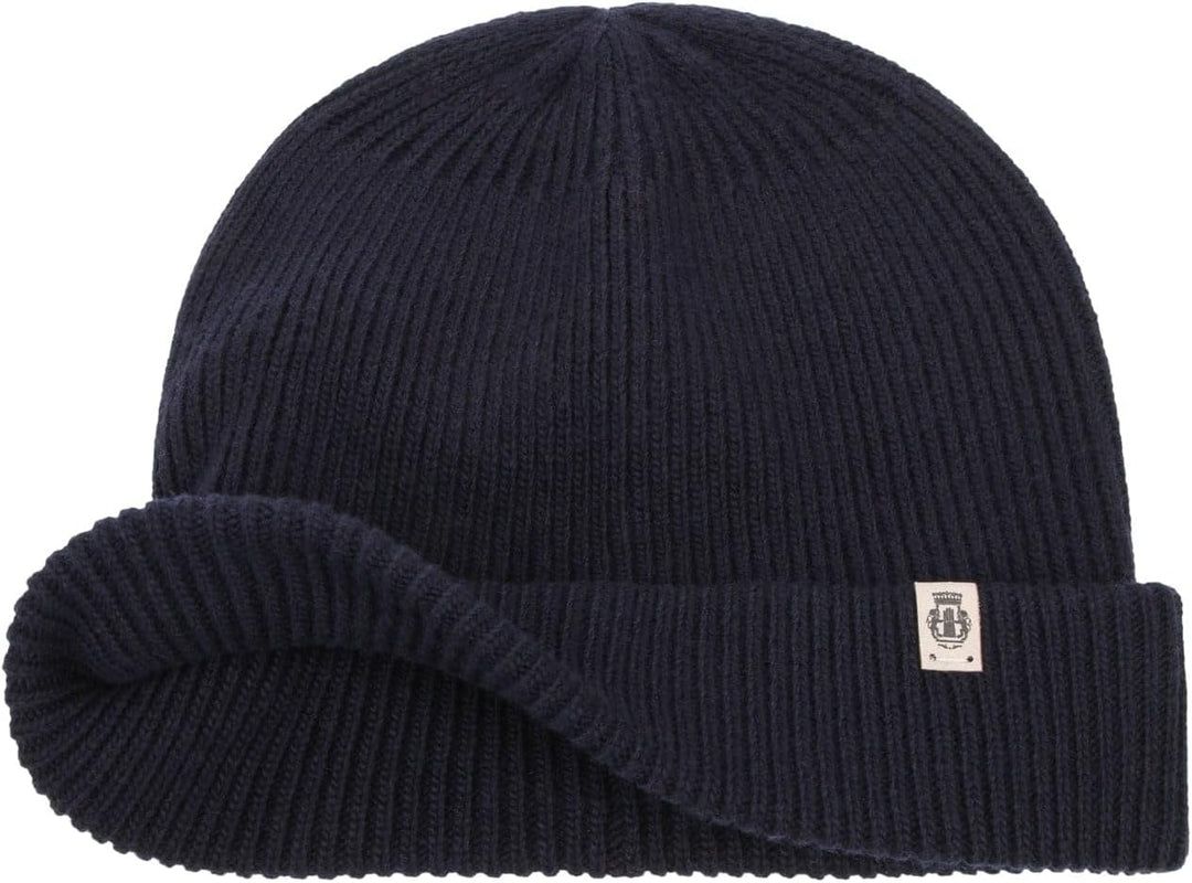 Roeckl Damen Essentials Umschlagmuetze Mütze 53-59 Blau, 53-59 Blau