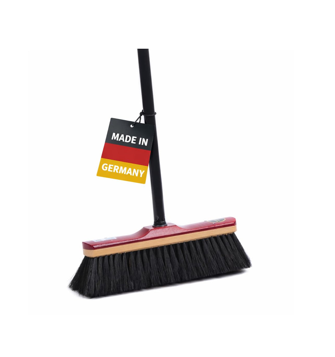 Echt- Rosshaarbesen Zimmerbesen 30cm mit Stiel Teleskopstiel Haushaltsbesen weich Rosshaar-Besen Keh