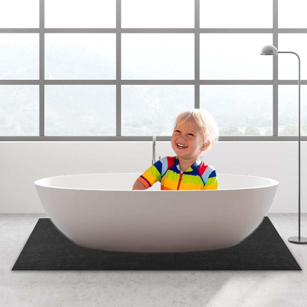 PW TOOLS Whirlpool-Matte, 13-Fuss Runde Pool-Pads Für Oberirdische Schwimmbäder, Wasserabsorbierende