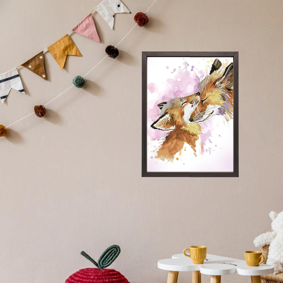 DIAMOND DOTZ DD8.013 - Original 5D Diamond Painting Set Fuchs Glückseligkeit, Kreativset mit 8.974 D
