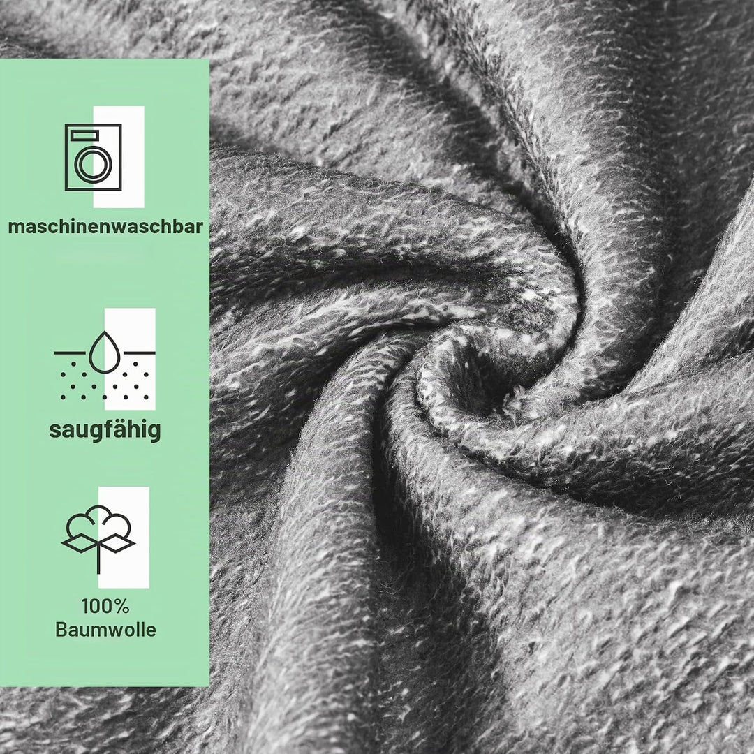 HOMELEVEL Badeponcho Unisex - Surf Poncho aus Baumwolle/Polyester - Handtuch für Erwachsene - Badema