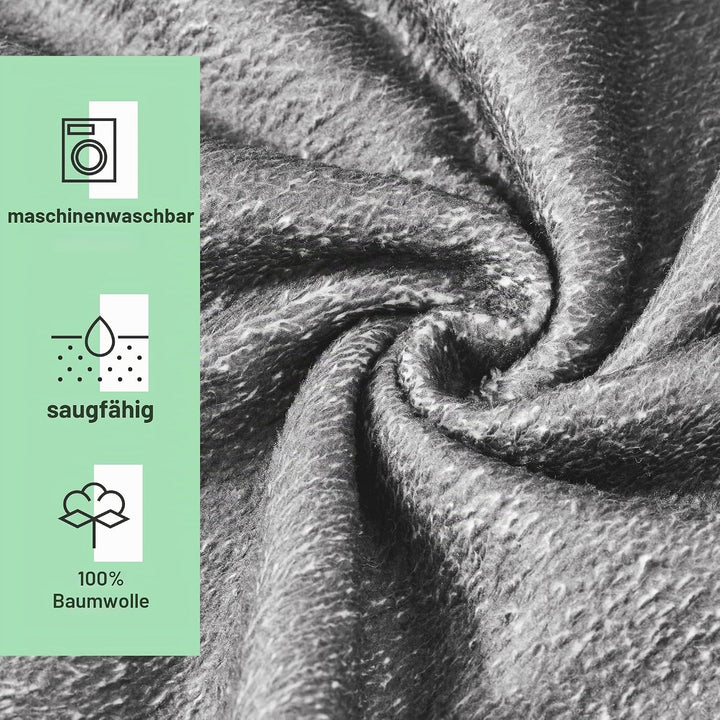 HOMELEVEL Badeponcho Unisex - Surf Poncho aus Baumwolle/Polyester - Handtuch für Erwachsene - Badema