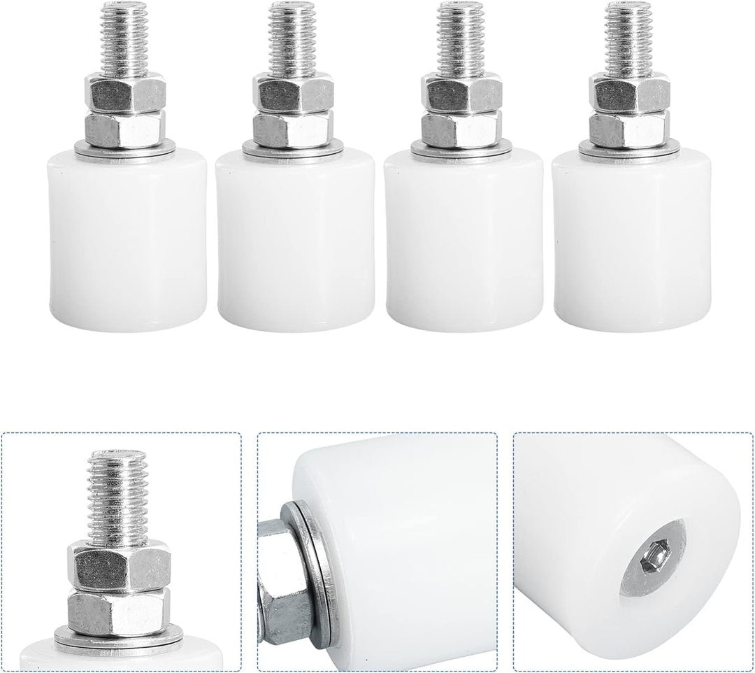 Housoutil Flaschenzug 4Pcs Tor Guide Roller Top Guide Roller Schiebe Roll Guider Versiegelt Ball Rol