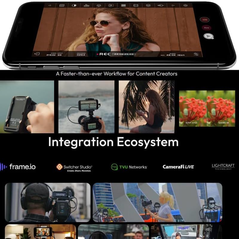 Accsoon SeeMo 4K Video Transmitter Monitoring Adapter 4K HDMI Video auf iOS-Geräten für iPad/iPhone/